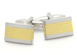 Ribbed Two Tone Cufflinks Cuff Daddy Jewelry