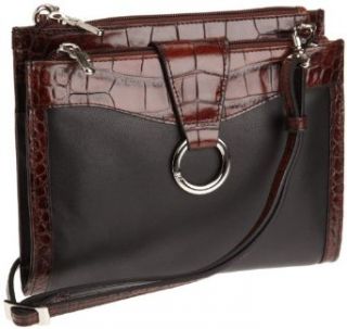 Jack Georges   Purse/Wallet,Black/Brown,One Size Clothing