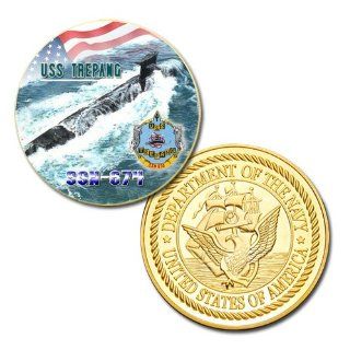 U.S Navy USS Trepang (SSN 674) printed Challenge coin: Everything Else