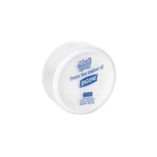 Dixie Foods Paper Plates, 8 5/8", Microwavable, 125/Pack, White: Kitchen & Dining