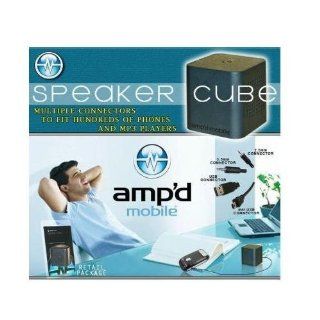 Portable Universal Ampd Speaker Cube for All Phones, Computers, Laptops, Mp3, Mp4 Players All Apple Ipods and Iphones and Also Compatible with Handsprings Palm Lifedrive / Treo 650 / Treo 680 / Treo 685 Centro / Treo 690 Centro / Treo 700 / Treo 700p / Tre