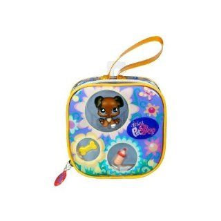 Dog #657 with Tote Littlest Pet Shop Figure Play Set: Toys & Games