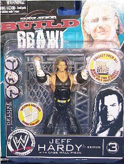 JEFF HARDY   DELUXE BUILD N' BRAWLERS 3 WWE TOY WRESTLING ACTION FIGURE (3.75" TALL): Toys & Games