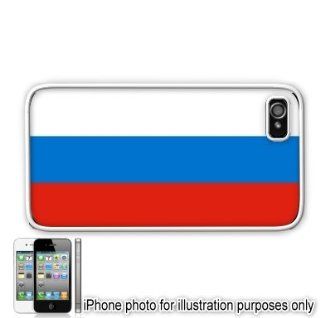 Russia Flag Apple Iphone 4 4s Case Cover White: Everything Else