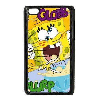 Cartoon SpongeBob SquarePants Personalized Music Case Ipod Touch 4th Case Cover for Ipod Touch 4th Generation IT4SS104 : MP3 Players & Accessories