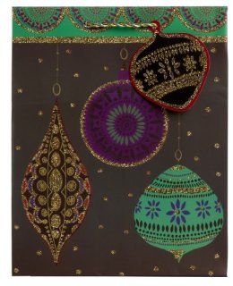 Jillson Roberts Christmas Medium Gift Bag, Opulent Ornament, 6 Count (XMT693) : Gift Wrap Bags : Office Products