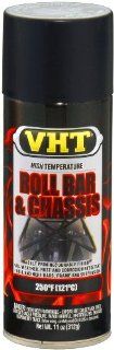 VHT (SP671 6 PK) Satin Black High Temperature Roll Bar and Chassis Paint   11 oz. Aerosol, (Case of 6): Automotive