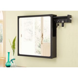 Hokku Designs Monte Wall Mounted Jewelry Armoire with Mirror