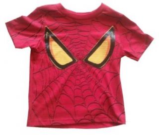 SPIDERMAN   Spider man Face   Red Toddler T shirt   size Small (2T) Clothing