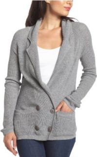 Splendid Women's Solid Thermal Stitch Sweater Blazer, H.Grey, X Small at  Womens Clothing store