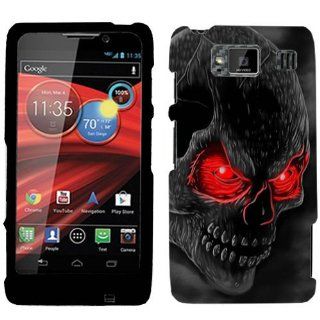 Motorola Droid Razr MAXX HD Red Eye Skull Hard Case Phone Cover: Cell Phones & Accessories