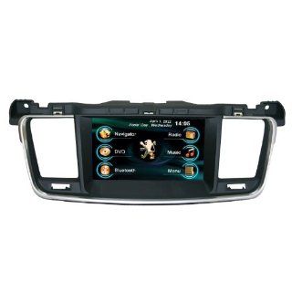 OEM REPLACEMENT IN DASH RADIO DVD GPS NAVIGATION HEADUNIT FOR PEUGEOT 508 WITH REAR VIEW CAMERA : In Dash Vehicle Gps Units : GPS & Navigation