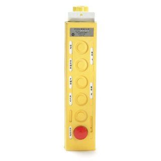 Woodhead 4022ES Super Safeway Pushbutton Pendant Station, Emergency Stop, 2 Buttons, 1 Speed, F3 3/4" Cord Grip Body Size, .500 .687" Cord Diameter: Electronic Component Pushbutton Switches: Industrial & Scientific