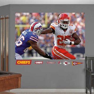 (48x72) Kansas City Chiefs Jamaal Charles In Your Face Mural Decal Sticker   Prints