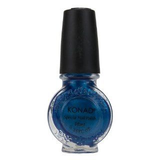 Konad Nail Art Stamping Polish   Blue Pearl (11ml) : Beauty