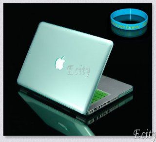 Macboook Case_Green Crystal Hard Case Cover for NEW Macbook PRO 13.3" (A1278) Aluminum Unibody: Computers & Accessories