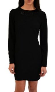 Diane von Furstenberg Women's Margherita Beaded Lace Back Dress Black 10 at  Womens Clothing store