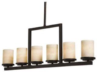 Artcraft Lighting SC696 Park Avenue 6 Lite Linear Chandelier, Oil Rubbed Bronze    