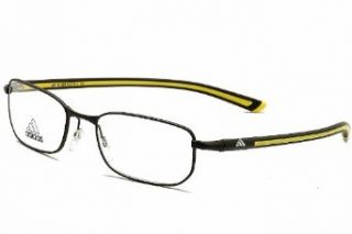 Adidas Eyeglasses A697 40 6054 Matte Black/Sunshine Full Rim Optical Frame 52mm Clothing