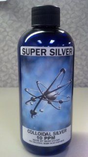 Super Silver the Worlds Best Colloidal Silver 10 PPM with the Smallest Particle Size 16 Ounces Per Bottle: Health & Personal Care