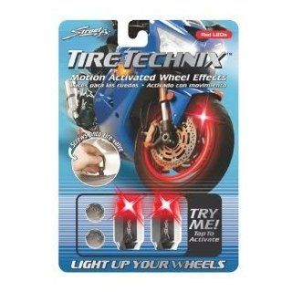 Toy / Game Street FX 1042197 Tire Technix Moto Hex Red Light With Tire Technix Screws And Tire Valve Stem: Toys & Games