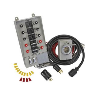 Reliance Controls Pro / Tran 30 Amp 10 Circuit Manual Transfer Switch