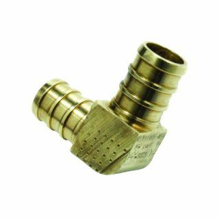 Watts PEX LFP 721 Reducing Elbow 3/4 Inch Barb x 1/2 Inch Barb Low Lead, Brass: Home Improvement