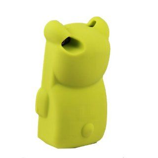 NEW Cute 3D Bear Silicone Case Cover for Apple iPhone4 4S Yellow: Cell Phones & Accessories