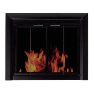 Pleasant Hearth Clairmont Fireplace Screen and Bi Fold Track Free