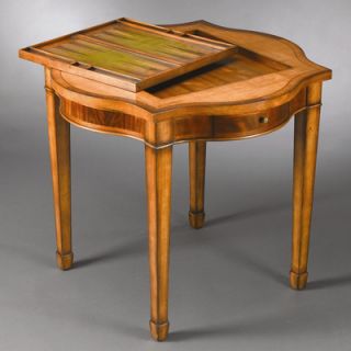 AA Importing Reversible Top Game Table in Medium Brown