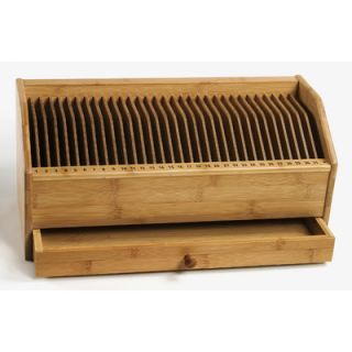 Lipper International Bamboo Monthly Bill / Invoice Organizer with