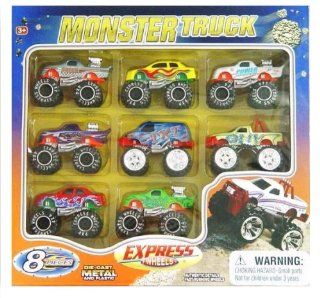 Monster Truck 8 Pc. Collection: Toys & Games