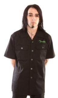 Fender Men's Guitars Tiki Shirt at  Mens Clothing store: Button Down Shirts