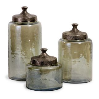 IMAX Round Luster Canister (Set of 3)