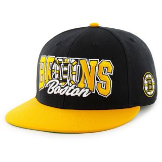 47 BRAND Boston Bruins Logo Infiltrator Snapback Cap   Size: Adjustable