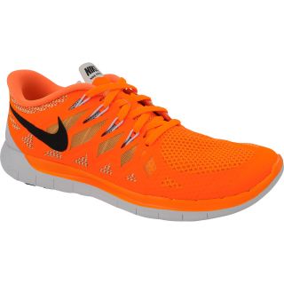 NIKE Mens Free Run+ 5.0 Running Shoes   Size: 9.5, Orange/silver
