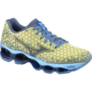 MIZUNO Womens Wave Prophecy 3 Running Shoes   Size: 6, Yellow/blue