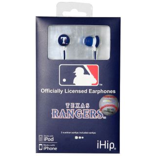 iHip Texas Rangers Logo Earbuds (HPBBTEXEB)