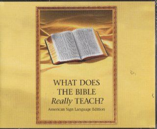 What Does the Bible Really Teach?, American Sign Language Edition (DVD 2005) : Sign Language Books : Everything Else