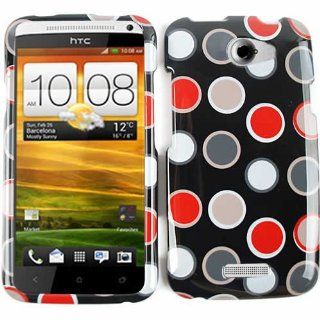Cell Phone Snap on Case Cover For Htc One X S720e    Two Piece Solid Color With Multi Color Print: Cell Phones & Accessories