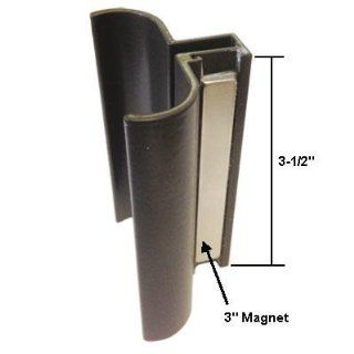 Oil Rubbed Bronze Slip On Shower Door Handle with Magnet for 1/8" to 3/16" Glass Frameless Shower Doors    