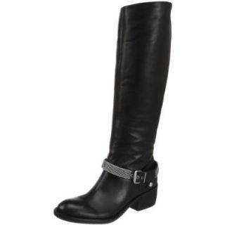 BCBGeneration Women's Alender Knee High Boot, Black Riding Leather, 7 M US: Boots Bcbg: Shoes