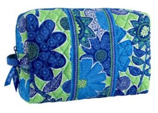 Vera Bradley Large Cosmetic Bag in Doodle Daisy: Clothing