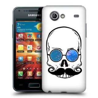 Head Case Designs Skull Hipsterism Hard Back Case Cover for Samsung Galaxy S Advance I9070: Cell Phones & Accessories