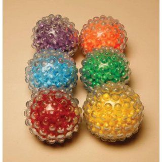 Abilitations Roll N Rattle Sensory Balls, Assorted Colors, (Set of 6): Science Lab Education Curriculum Support: Industrial & Scientific