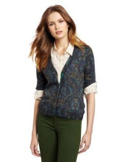 Lucky Brand Women's Oriental Rug Cardigan Sweater, Green Multi, X Small at  Womens Clothing store: Wool Sweater