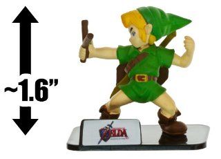 Link from Ocarina of Time 3D ~1.6" The Legend of Zelda Mini Figure Collection [2]: Toys & Games