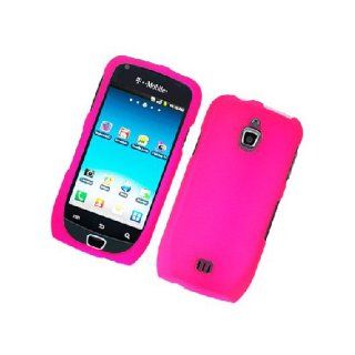 Samsung Exhibit 4G T759 SGH T759 Hot Pink Hard Cover Case Cell Phones & Accessories