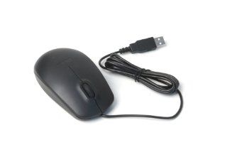 Dell Black USB Optical Mouse w/Scroll Wheel MS111   9RRC7   356WK: Computers & Accessories