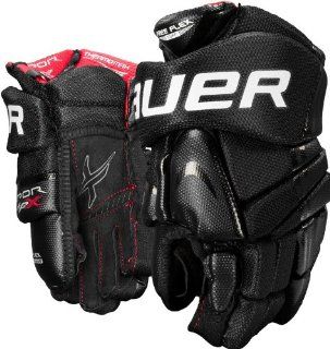 Bauer APX Junior Hockey Gloves : Hockey Players Gloves : Sports & Outdoors